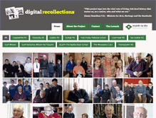 Tablet Screenshot of digitalrecollections2013.com
